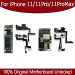 iPhone 11 Pro Max Motherboard Original Unlocked Logic Board Support iOS System Update With FaceID Tested Good Work Plate Bangladesh (New)