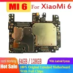 Original Unlocked Motherboard Xiaomi 6 Mi6 M6 Mainboard Logic Board Xiaomi M6 64GB 128GB 100% Tested Working Bangladesh (New)