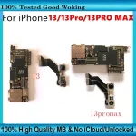 Motherboard iPhone 13 Pro Max With Face ID Free iCloud iPhone 13 Unlocked Main Logic Board 128gb 256gb 512gb OS Update Bangladesh (New)
