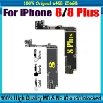 iPhone 8  8 Plus Motherboard With Touch ID Clean iCloud Unlocked iPhone 8 Plus 64GB 256GB 256gb/64g Main Logic Board Bangladesh (New)