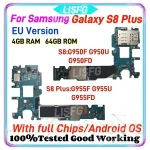 EU version Samsung Galaxy S8 Plus G955U G955F G955FD S8 G950U G950F G950FD Motherboard OK Main Logic Board 100%Tested Good Bangladesh (New)