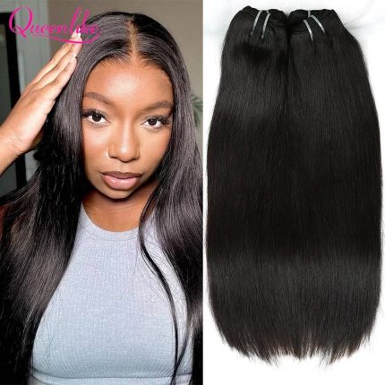 Queenlike 15A Super Double Drawn Vietnamese Raw Bone Straight Human Hair Bundles 1/3/4 PCS Top Bundles Human Hair Extensions