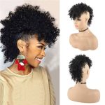 Tereshar Afro High Puff Synthetic Ponytail with Bangs