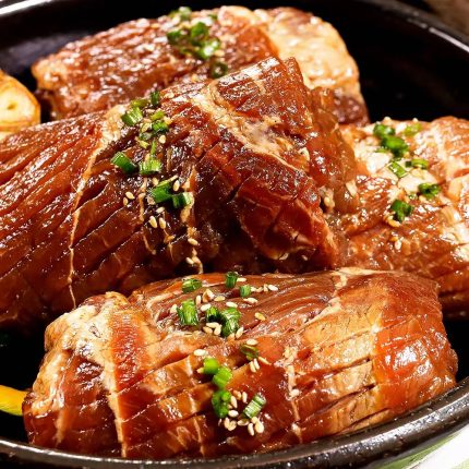 [Woomawang] DWAEJIWANGGUI, Mapo King Grilled Pork 1.2kg *2pack (Total 2.4kg), Slashed Grilled Big Pork, taste of pork ribs, Alcohol Side Dish, Camping Food