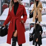 Women Casual Coat Women Windbreaker Coat Elegant Women's