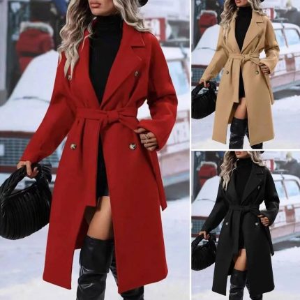 Women Casual Coat Women Windbreaker Coat Elegant Women's