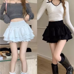 Mini Skirt Cute Sexy Balletcore Elastic High Waist Ball