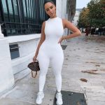 Pencil Jumpsuit Women New Full Seasons Casual