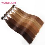 Straight I Tip Hair Extensions Natural Real Human Hair