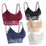 Women Lace Bra Push Up Tops Wireless Lingerie Sexy