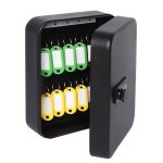 20-key hook wall-mounted key cabinet lock box