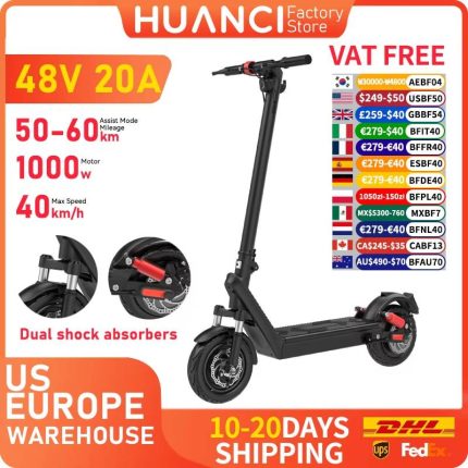 HUANCI X9B 1000W Electric Scooter e scooter 48V20AH foldable
