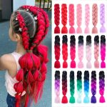 Synthetic Jumbo Braiding Hair Extension 24 " Heat
