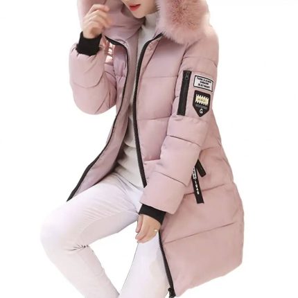 Women Winter Jackets Down Cotton Hooded Tops