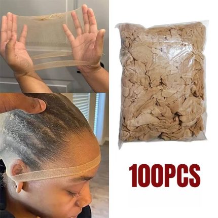 100Pcs HD Wig Caps High Quality Transparent HD Hair