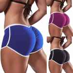 Low Waist Sport Shorts For Women Summer Elasticated Fold Design