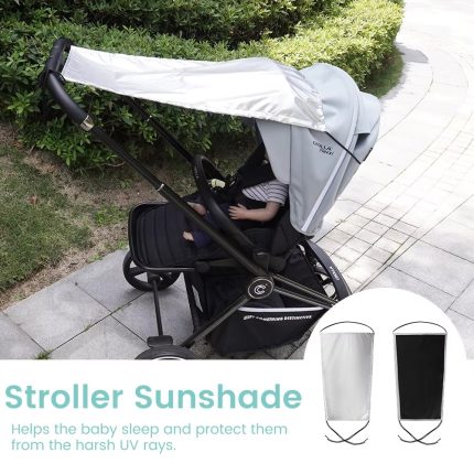 1PC Stroller Sun Shade Baby Stroller Sun Cover, Universal Pram Sunshade for Pushchair, Buggy, Sun Stroller with UV Protection