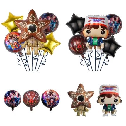 Cartoon Strange Story Foil Balloons Carnivorous Flower Festival Decoration Latex Birthday Party Balloon Christmas Supplies