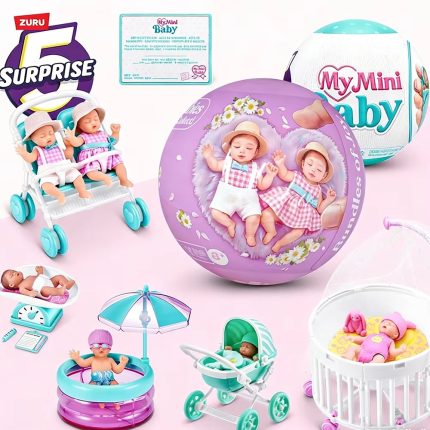 ZURU Surprise Baby Ball Series Mini Silicone Doll Miniature Scene Mysterious Capsule Blind Box Collectibles Children's Toys
