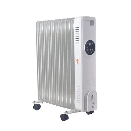 5 Oil Channel 13fins 2500W LED Display Freestanding Oil Filled Radiator Electric Heater
