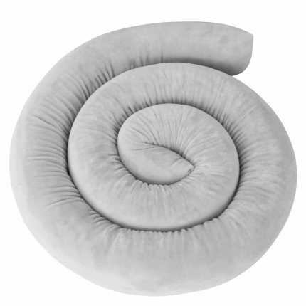 2M Long Baby Bumper Bed Pillow Cushion for Infant Crib Protector Height 8cm Cot Room Decor Bedding Set Color Display