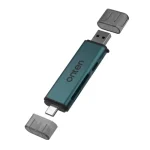 Onten CR538S USB-C & USB-A Card Reader with USB-C Hub