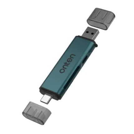 Onten CR538S USB-C & USB-A Card Reader with USB-C Hub