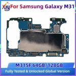 Samsung Galaxy M31 Motherboard Electronic Panel Circuits Unlocked Mainboard