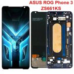 Asus ROG Phone 3 Original LCD Display Screen Touch Digitizer with Frame - Image 2