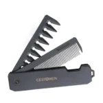 Portable Folding Comb 2-in-1 | Wide & Fine Teeth, Travel Beard & Hair Comb (New)