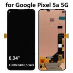 Pixel 5a Original LCD Display Screen Touch Digitizer with Frame