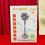 JYSUPER JY-2219 | 12" Rechargeable Stand Fan | 8000mAh 20H Backup Stand fan big fan