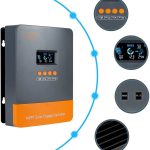 PowMr MPPT 60A Solar Charger Controller 12V 24V 36V 48V With Blacklight LCD Regulator Max PV Input 190VDC Support Lithium Battery POW-M60-PRO
