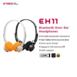 FIIO EH11 On-Ear Bluetooth Headphones with LDAC Hi-Res Audio 30H Battery Lightweight Retro Design Dual Device & App EQ (New)