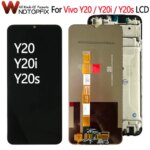 6.51" Vivo Y20 LCD V2029 Y12S V2026 LCD Display Touch Screen