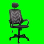 Smart Executive office chair V-mash Black Revolving Chair with Headrest) Maximum holding 90 kg