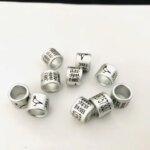 50pcs Customized Birds Rings Pigeon Leg Bands titanium ring with printing letters year numbers (New)