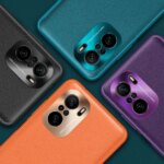 Xiaomi POCO F3 Case Vegan leather Grain Matte protective Back Cover Case