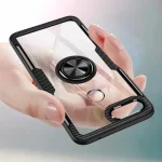 Xiaomi Mi 8 Lite Case With Ring Stand Magnet Protective Back Cover
