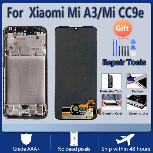 Hbc79b0a0a681483d82d9426145fa0f80n_500x500.webp XIAOMI Mi A3 Mi CC9E AMOLED LCD screen assembly - Image 1