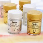 Japan Turner Sakura Pentel 30ml*2 Gold Powder Silver Powder Gouache Pigment Powder Paint Painting Calligraphy Gold Watercolor (New)