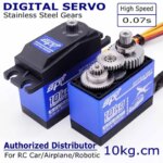 SPT5410LV 10kg High Speed Standard Servo Metal Gear 1:10 Drift Car Servo RC Car Airplane Robot Arm Servo Sport Car Servo (New)