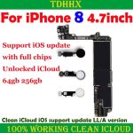 Icloud unlocked For iPhone 8 Motherboard With iOS