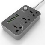 LDNIO 6 USB Ports and 3 Power Socket Extension (New)