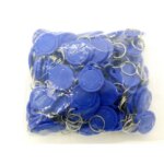 100pcs RFID Tag Keyfobs 13.56MHz NFC Proximity Cards for Access Control - Non-Personalized Key Fobs (New)