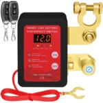 12V Remote Battery Disconnect Switch Smart Voltage Car Battery Kill Switch for Vehicle RV ATV Truck Boat with LED (New)