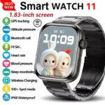 Watch 11 Smart Watch Men Body Temperature BT Call NFC Always on Display GPS Sport Watches Women DT Smartwatch For Apple Android (New)