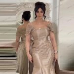 Elegant Evening Dresses Satin Prom Dress Beading Appliques Off Shoulder فساتين سهرة Elegant Vestidos De Gala Customized 2026 (New)