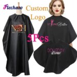 Functional Home Haricuts Cape 5Pcs Custom Logo Waterproof Cutting Coloring Tinting Hair Cape Large Size Barber Cape Shaving Bib (New)