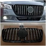 W907 Grille ACC Electric Model Grill Front BUmper Hood Grid for Mercedes Sprinter 2018-2025 W907 GTR Panamericana Style (New)